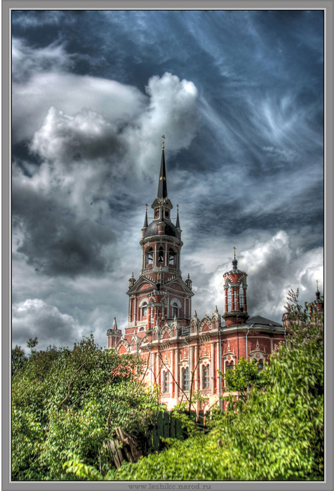 HDR Можайский кремль Никольский монастырь